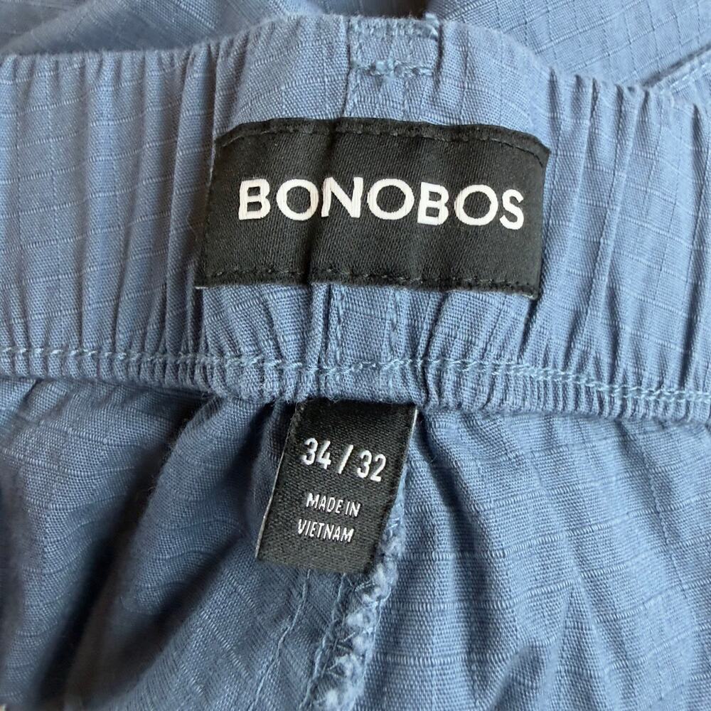 Bonobos Ripstop Fatigue Pants Blue 34x32 - Picture 5 of 5